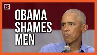 "I'm Sorry, Gentlemen": Obama Shames Men for Their Support of Trump