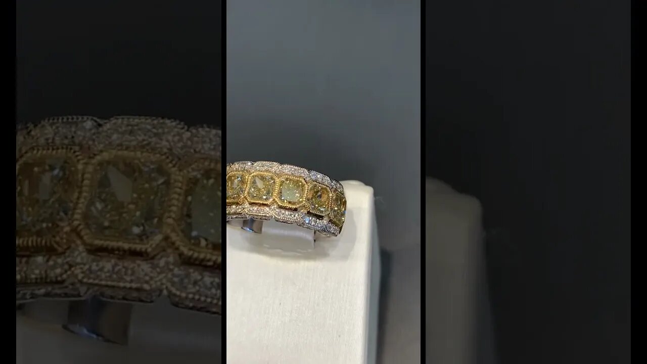 VVS Yellow Diamond Ring