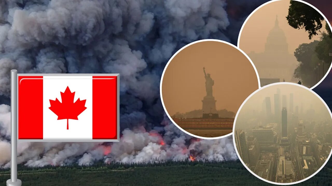 Canada Under ATTACK? Wildfires IGNITE Simultaneously in CLEARSKIES