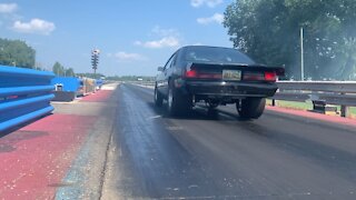 Black Nasty the twin turbo mustang making a shake down