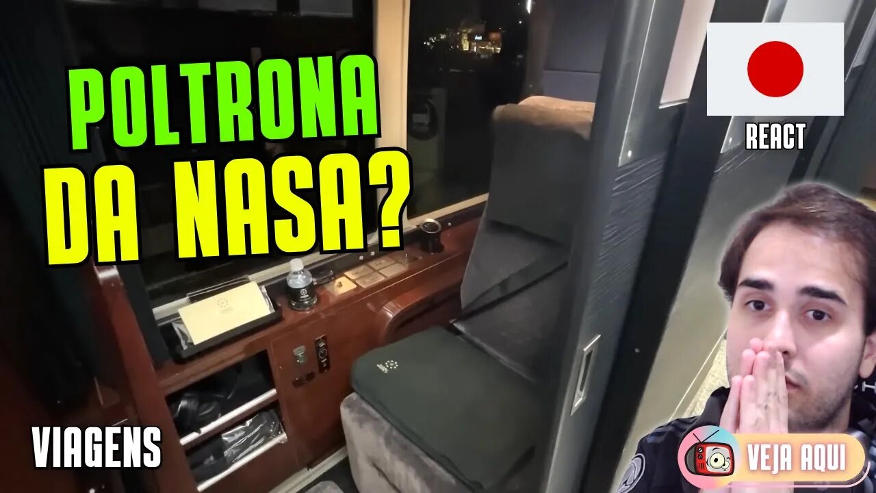 O ÔNIBUS mais LUXUOSO do JAPÃO: o "Dream Sleeper"! Essa poltrona é da NASA?! | Veja Aqui Reacts