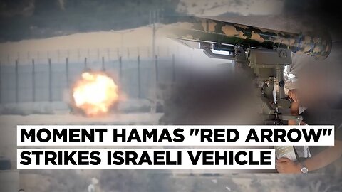 Israeli Armour "Bursts Into Flames" As Hamas Uses Chinese "Red Arrow" In First ATGM Strike In Rafah