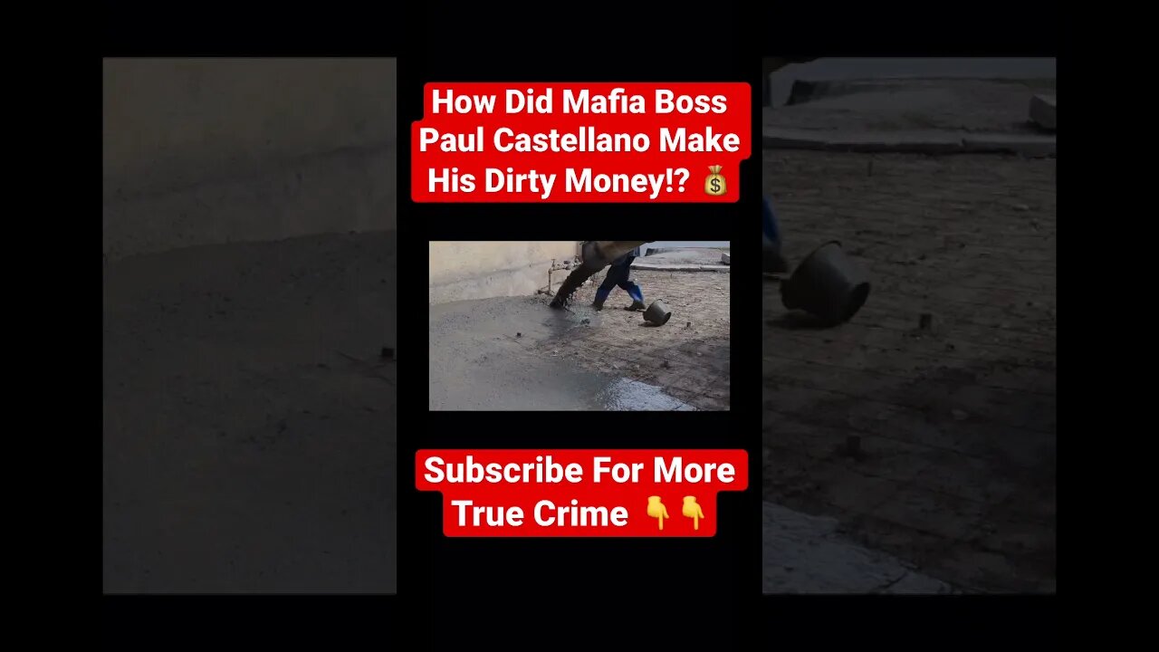 How Did Mafia Boss Paul Castellano Make His Dirty Money!? 💰😳 #dirty #money #cash #crime #johngotti