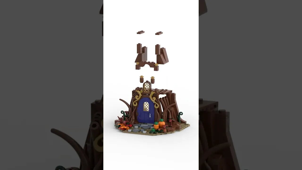 Autumn Magic LEGO MOC Woodland Elf House!