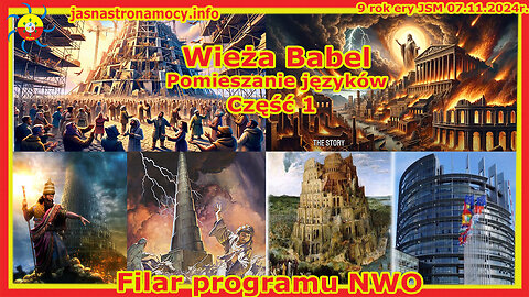 Wieża Babel Pomieszanie języków Część 1 Filar programu NWO