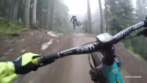 Mountain Biking the lower Whistler Bike Park 1