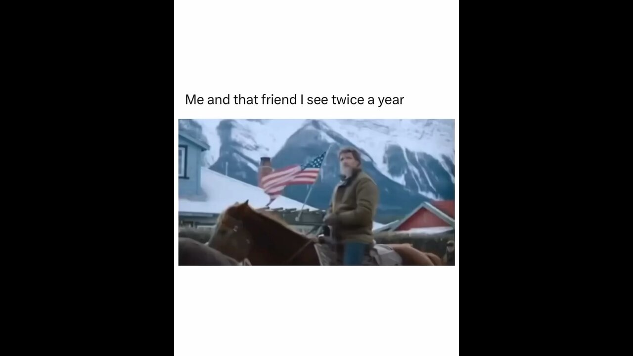 Me and that friend I see twice a year