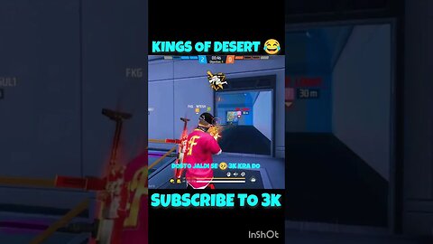 Destroy one'squad in second 🥵desert king 👑 #shorts #freefire #viral #fkg #ffshorts #ff #freefirevide