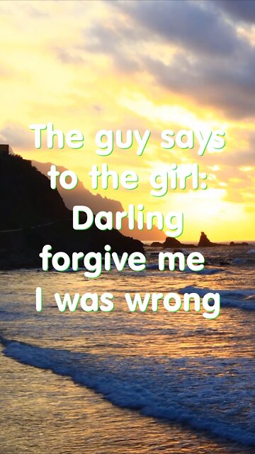 Joke. Guy says to girl