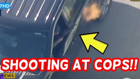 CHASE!! FIRING AT POLICE! California Police Chase