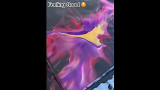 Feeling Good, Inspired by Nina Simone 👑 Fluid Art Dutch Pour #thequeen#ninasimone #abstractart