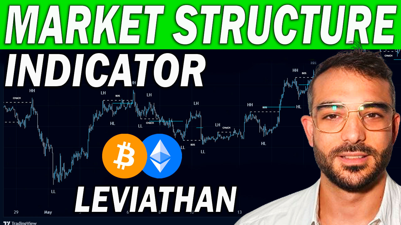 Market Structure Indicator on TradingView - By Leviathan (Highs and Lows & BOS / CHOCH)