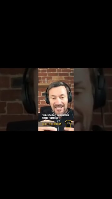 Self Criticism Is Acceptance Speech For Failure | Ollie Ollerton SBS