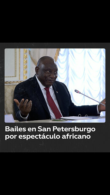 Ramaphosa agradece la última actuación en San Petersburgo