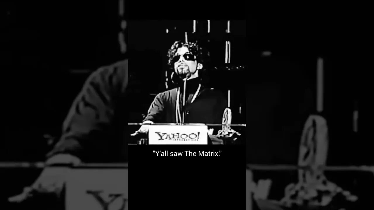 Prince speaking about the internet could be applied to AI. #ai #tech #internet #2000s #matrix