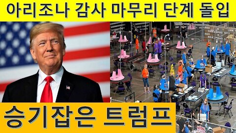 아리조나 투표 감사 마무리 단계 돌입. 당황하는 미 주류언론과 승기잡은 트럼프!!! (65)