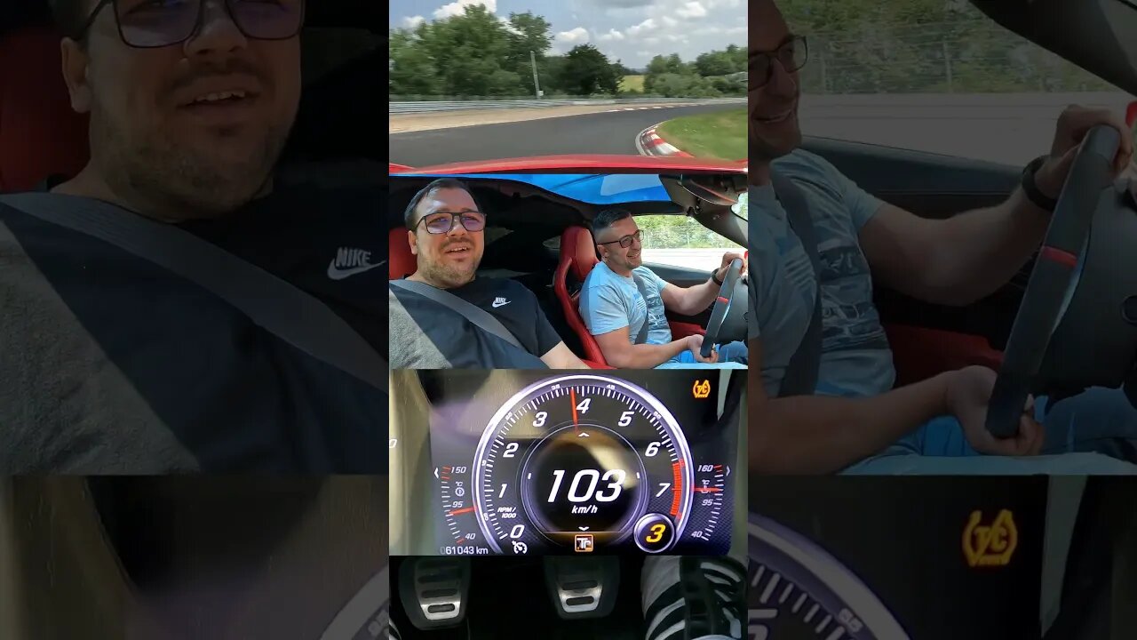 I MISSHIFTED a CORVETTE C7 at 250 km/h 😭