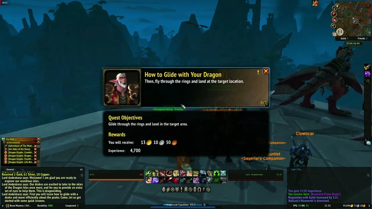 World of Warcraft Dragonflight How to Glide With Your Dragon