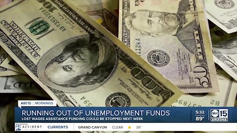 Running out of unemployment funds