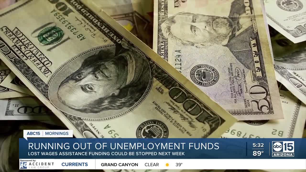 Running out of unemployment funds