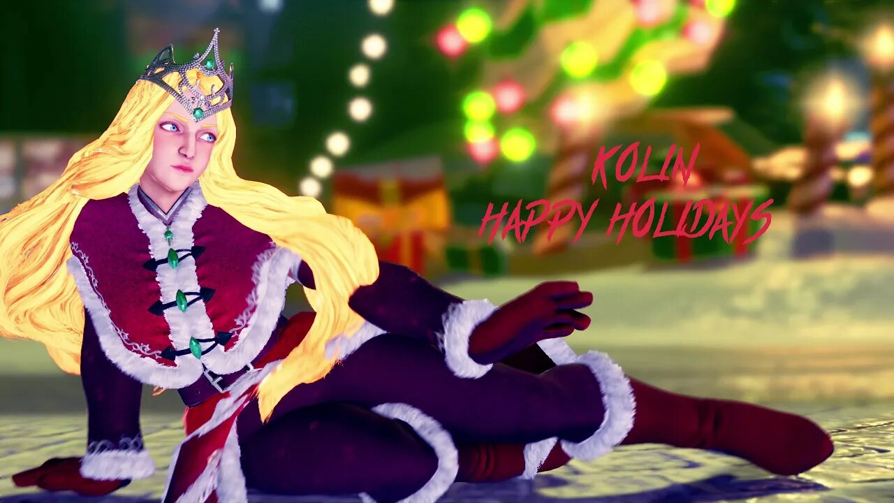 Street Fighter V Kolin Happy Holidays Outfit