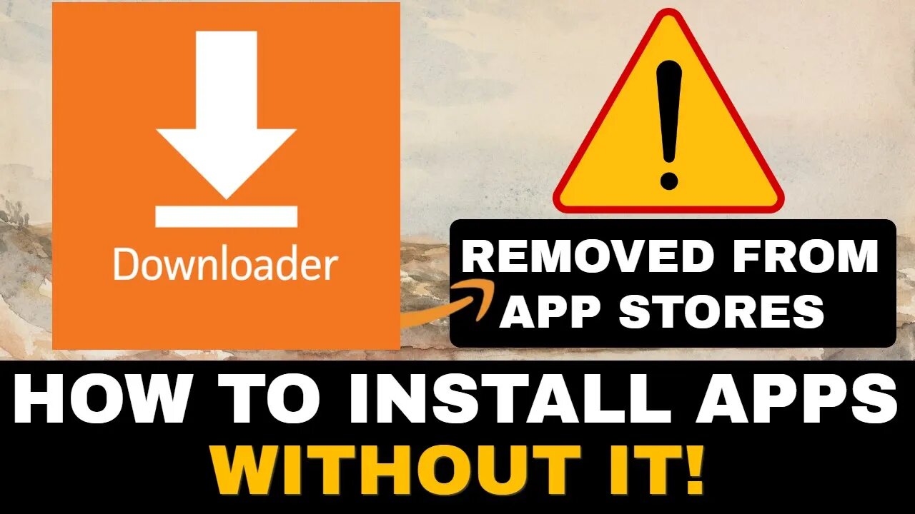 DOWNLOADER FIRESTICK INSTALL TOOL REMOVED FROM APP STORES & ANDROID TV!!