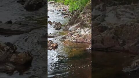 The Cour river joins the river Spean Scotland