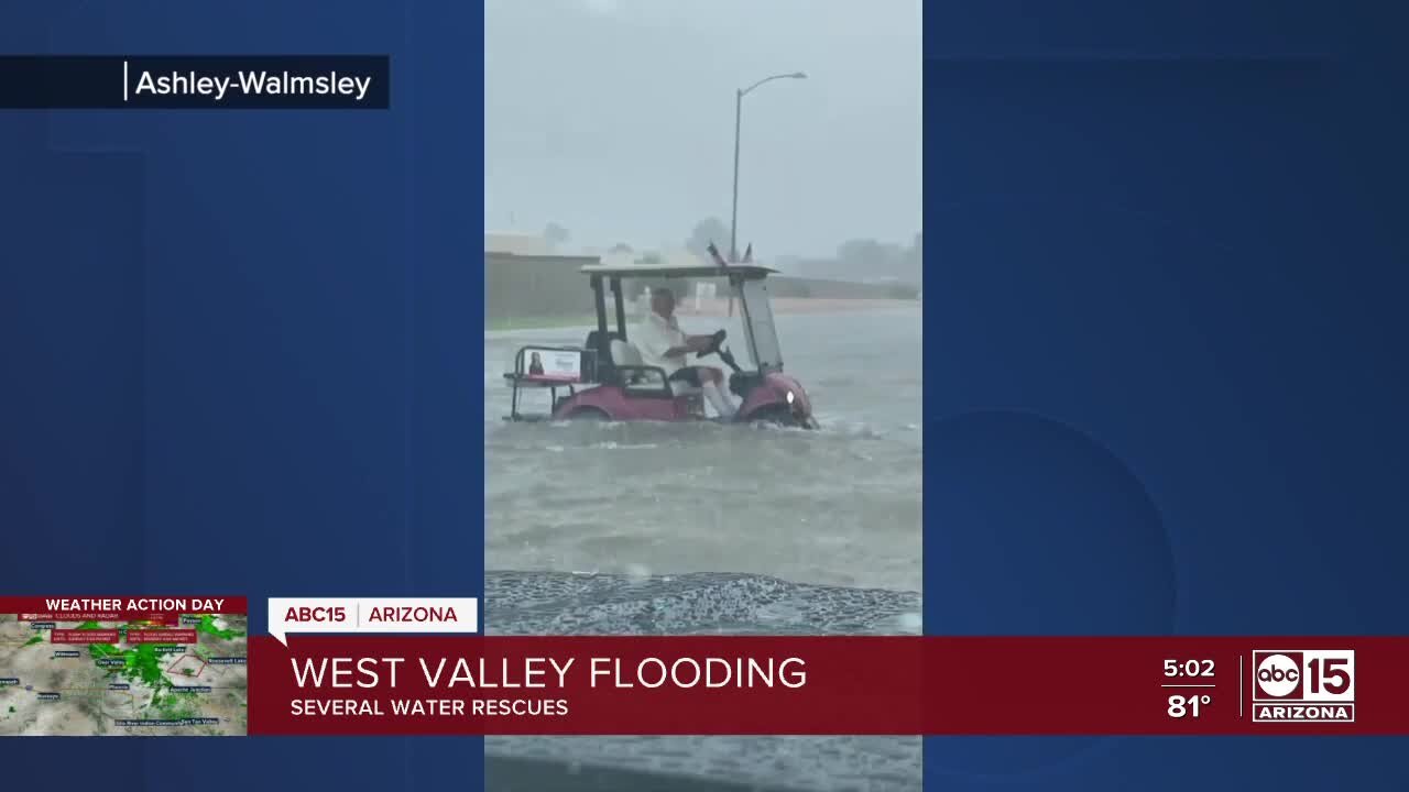 West Valley hit hard by monsoon storms