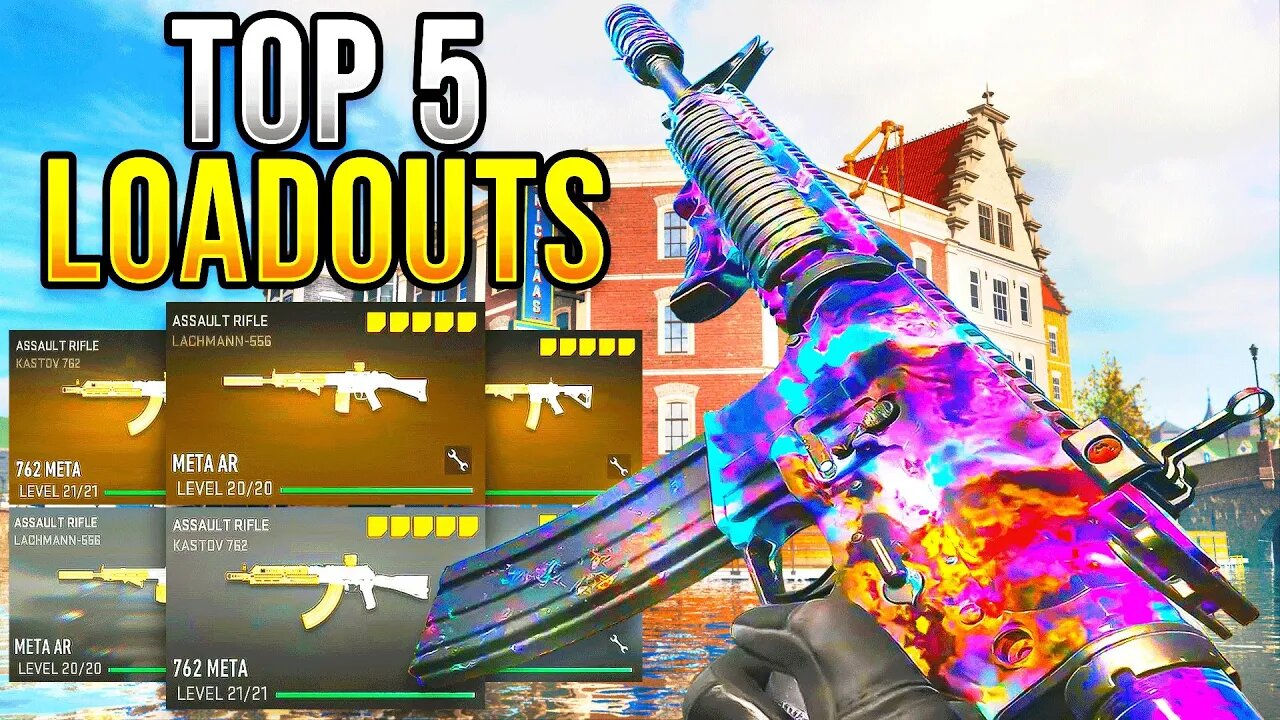 Warzone Top 5 Meta Assault Rifle Loadouts in Season 4! (Warzone Best Loadouts)