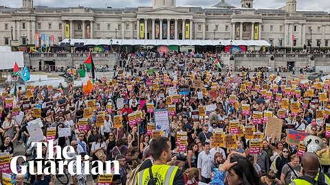 Anti-racist protesters march across the UK