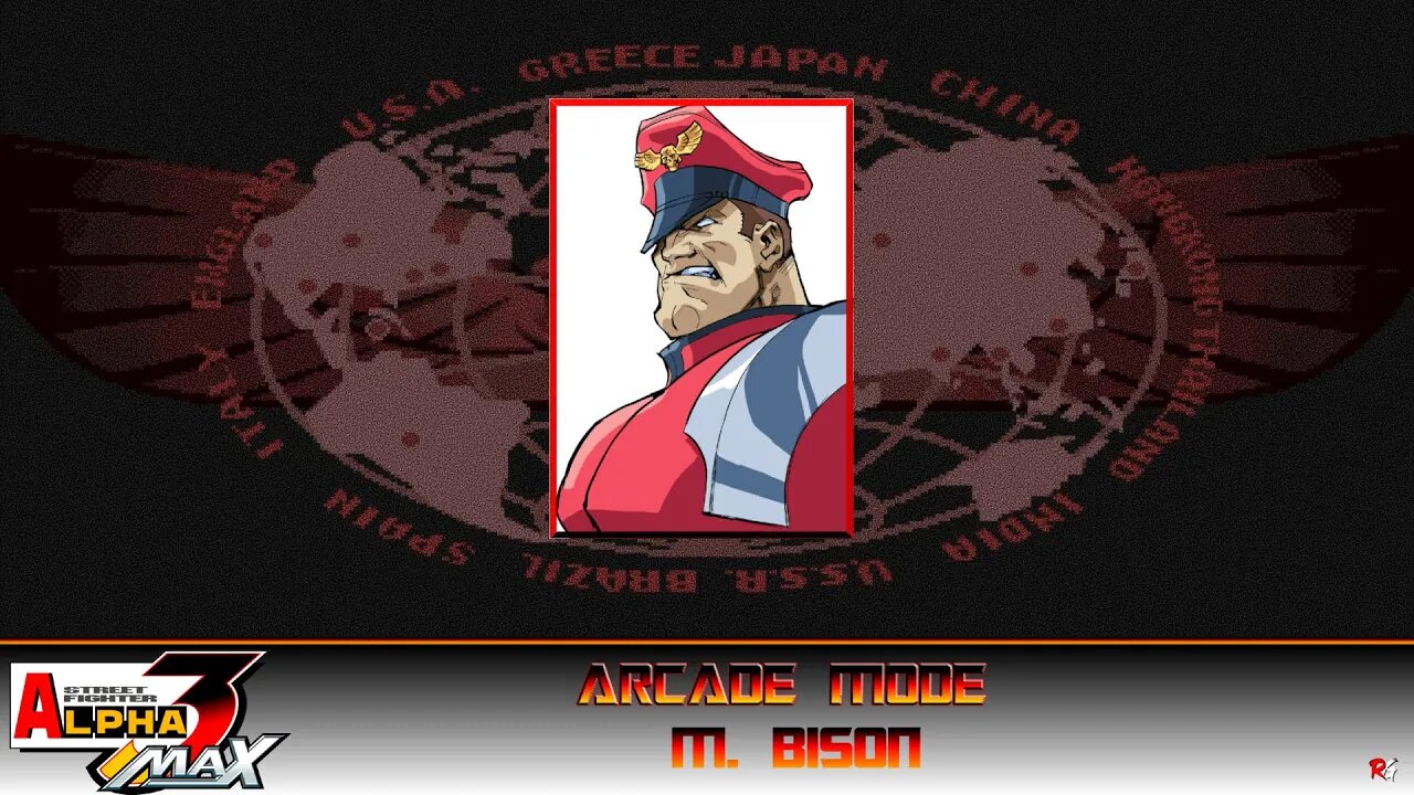 Street Fighter: Alpha 3 Max: Arcade Mode - M.Bison