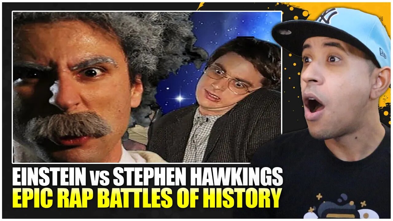 Albert Einstein vs Stephen Hawking | Epic Rap Battles of History (Reaction)