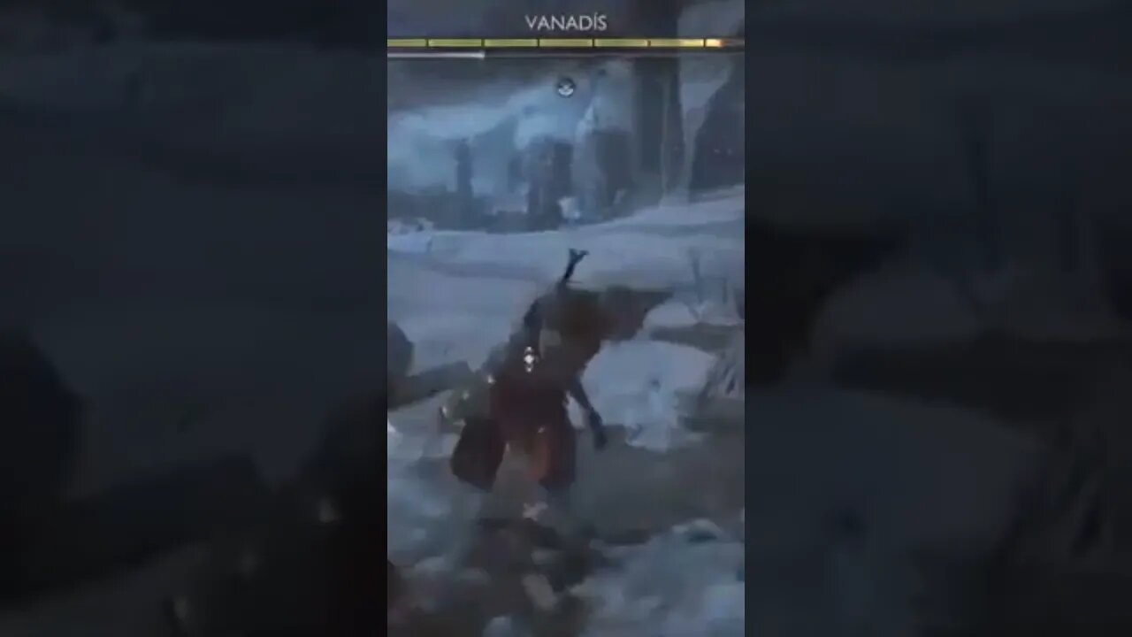 GOD OF WAR RAGNAROK KRATOS VS VANADIS FIGHT