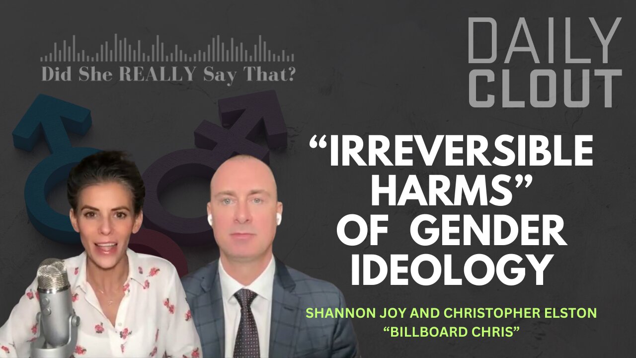 Billboard Chris Elston Warns Against "Irreversible Harms" of Gender Ideology to Young Children