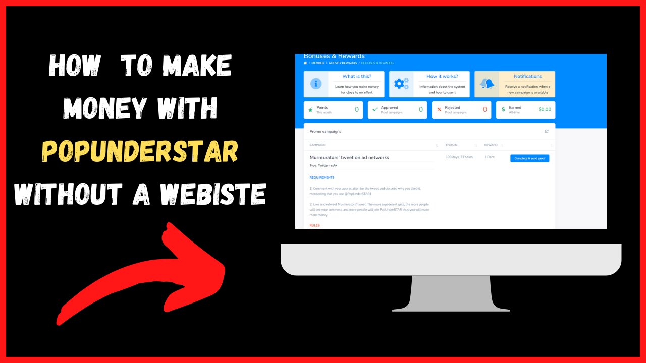 How To Make Money With Popunderstar Without A Website