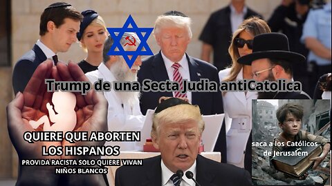 Trump se contradice ya apoya el aborto!! judio comunista #JulioCesarGomez