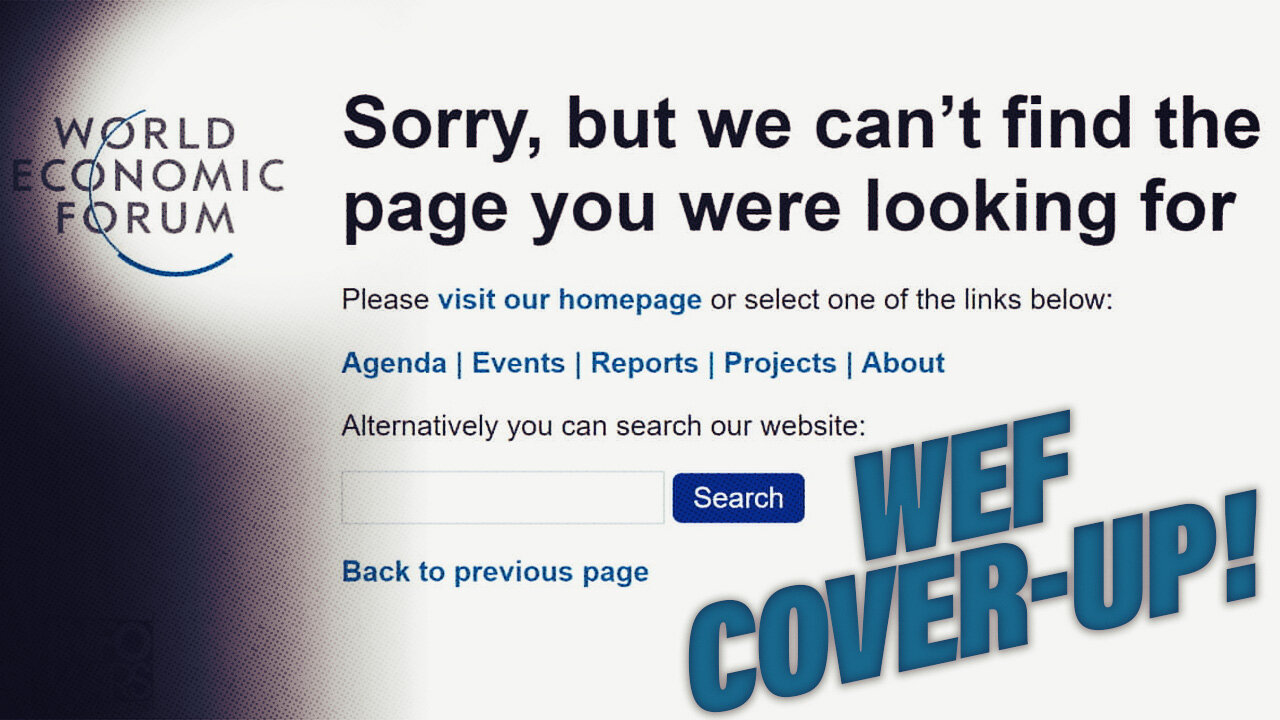 World Economic Forum Attempts To Cover Up Operation Polygon