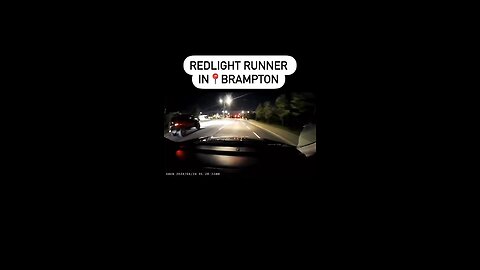 Vehicle Runs Red Light In Brampton