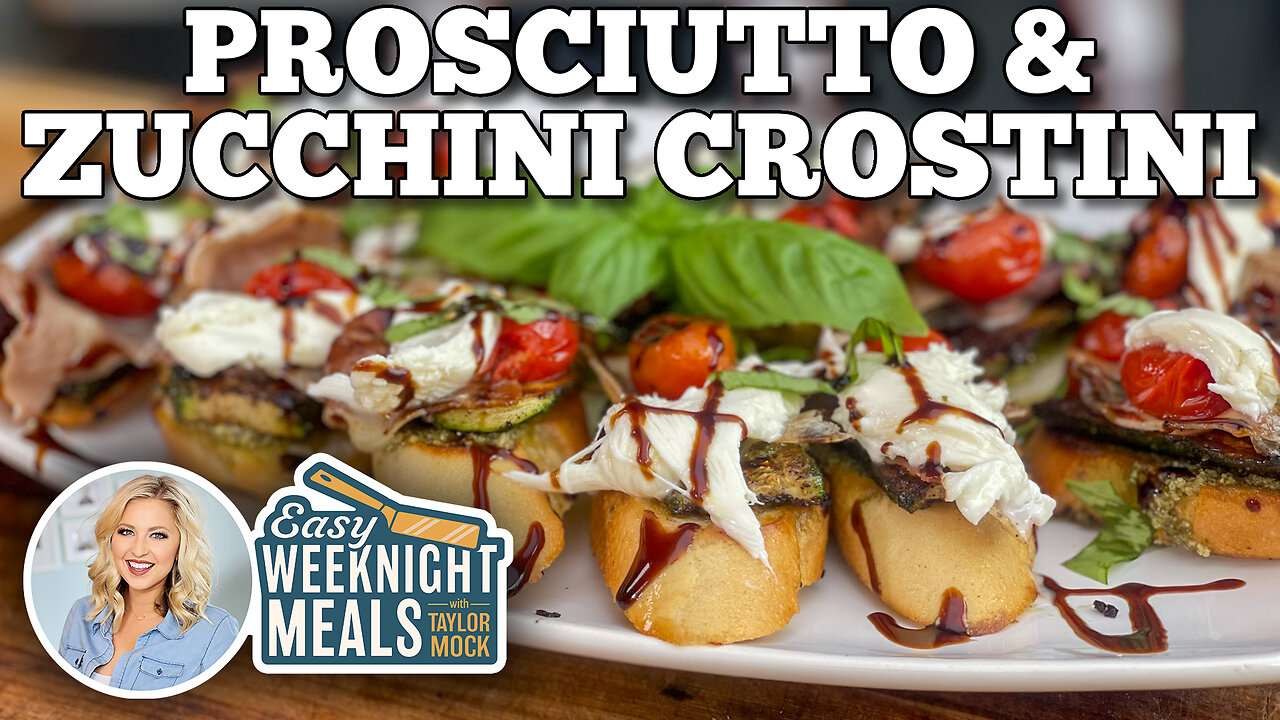 Easy Weeknight Meals: Prosciutto & Zucchini Crostini | Blackstone Griddles