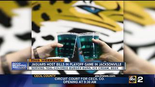 Jacksonville serving teal-colored food, beer for playoff game