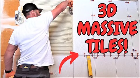 Is This MASSIVE 3D SHOWER TILE a New Trend?