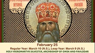 The Lives of Saints: Feb. 25 (Reg. Year: Mar. 10 (N.S.), Leap Year: Mar. 9 (N.S.) ST. SILVESTER