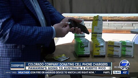 Colorado company donating cell phone charges to disaster zones