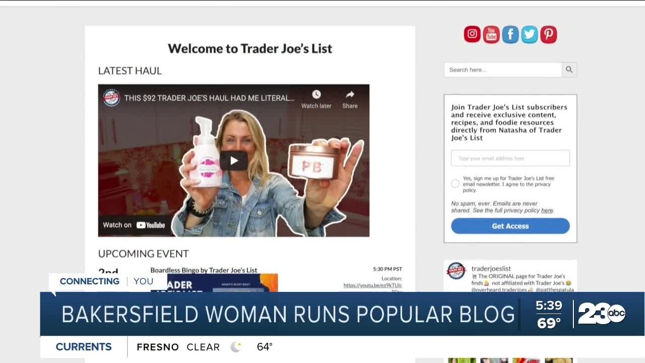 Bakersfield woman runs popular Trader Joe's blog