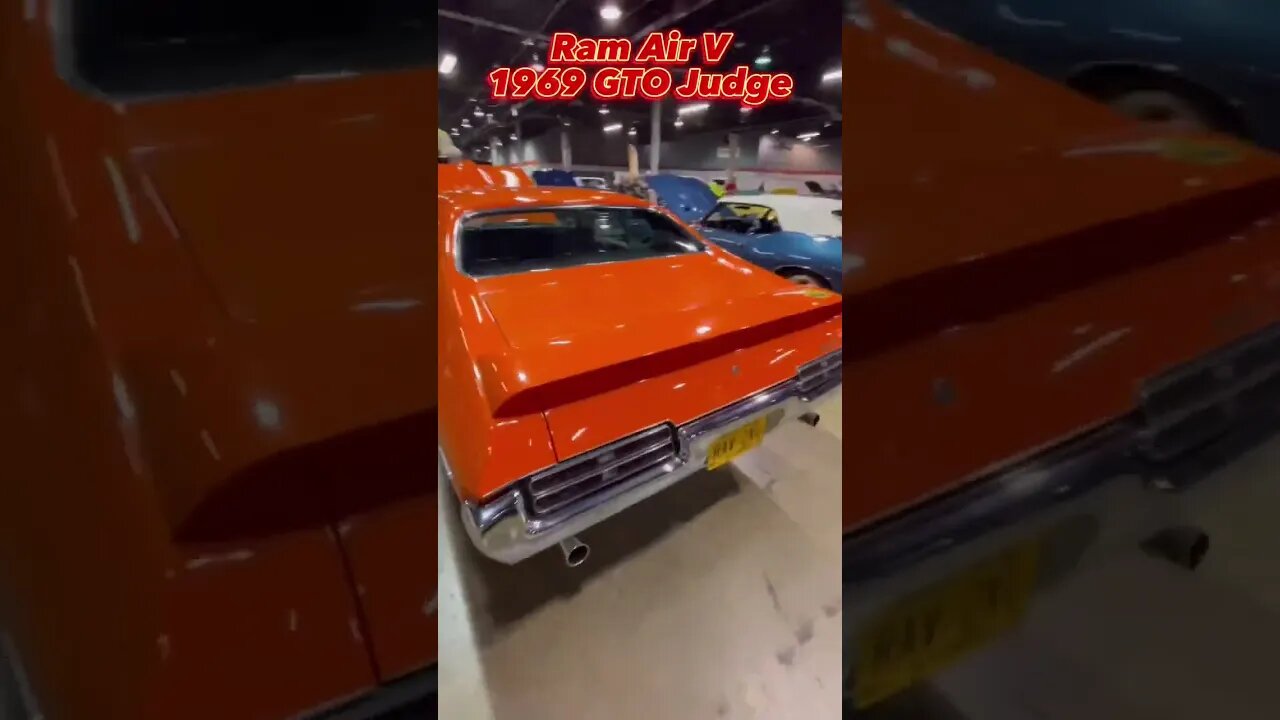 Ram Air V 1969 GTO Judge at MCACN! #shorts