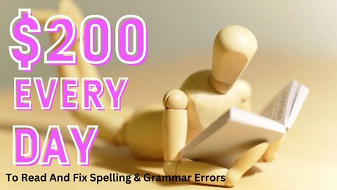 Daily Passive Income To Read And Fix Spelling & Grammar Errors