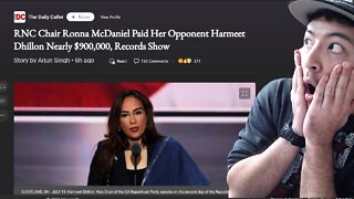 RNC CHAIR RONNA MCDANIEL PAID $900,000 TO HER OPPONENT HARMEET DHILLON