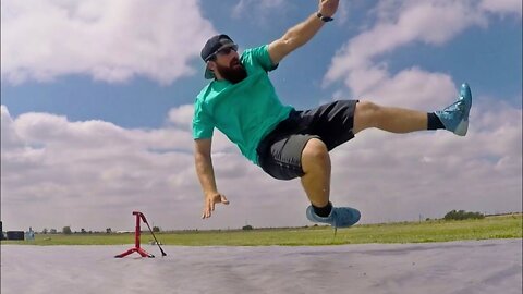 Slip and Slide Football Battle - Dude Perfect