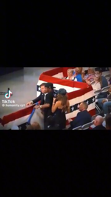 Trump Brings A Man On Stage Who Has Gift For Him