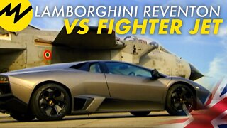 Lamborghini Reventon vs Fighter Jet